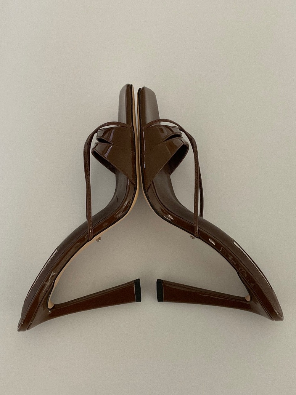 TONY BIANCA Vanquish Sandal in Brown Mocha Patent Leather Size 9 - Picture 5 of 10